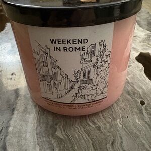 Unused Bath & Body Works Weekend in Rome 3 Wick Candle